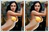 Photo editing to enhance breast size for swimsuit and lingerie models.
