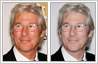 Background removed in Richard Gere photograph
