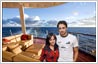 Imran and Avantika Thailand honeymoon. Celebrity honeymoon photo has been created by replacing background in the couple's picture.