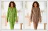 Change colour of formal ladies business suit from green to brown