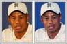 Colour correction done on Tiger Woods' photograph