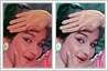 Colour correction done on Asha Parekh's photograph