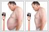 Weight loss for men with photo editing, photo retouching. No liposuction required.
