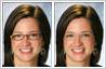 Advanced photo editing and retouching services required to remove glasses from face