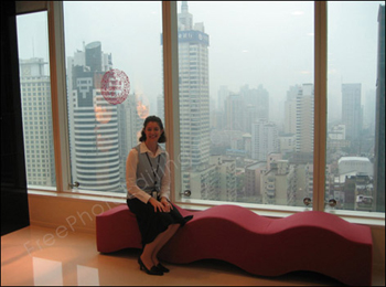 Photo editing and photo retouching required. The job is to place Spiderman in this photograpgh along with the woman who is already there. The edited photo can be seen below.