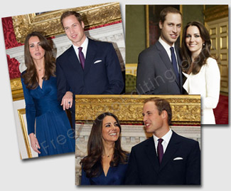 One of these photos has been used to carry out a partial makeover on Prince William's attire. The edited photo can be seen above.