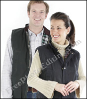 Photo of fashion models (male and female) in casual jackets. Photo has been shot on white background.