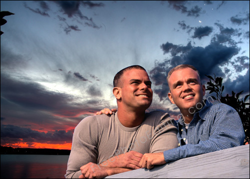 This is a photo editing example in which the background has been changed to a breathtaking evening sky. Original photo can be seen above.