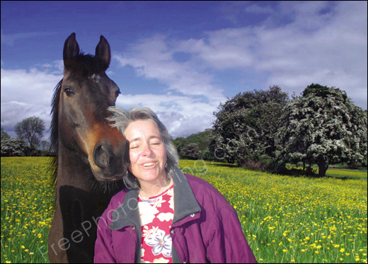 This is a photo manipulation / photo editing example in which the background has been changed to a better one. The original photo can be seen above.