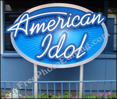American Idol signage outside the studio