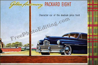 Auto brochure - Golden Anniversary Packard Eight (1949) "Character Car of the Medium Price Field"