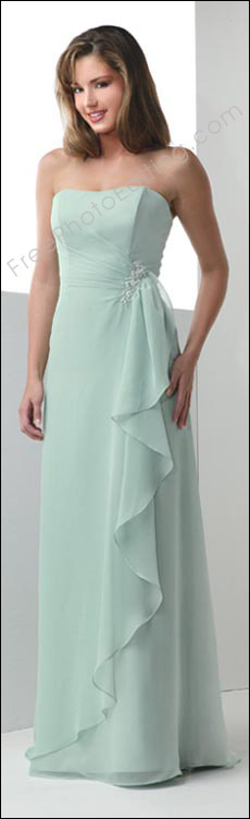 Photo editing services required -- the colour of this apple white gown has been changed to fuchsia pink. The edited photo can be seen on right.