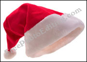 Santa cap for pop-singer Madonna.