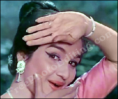 Asha Parekh's 1963 photograph colour corrected