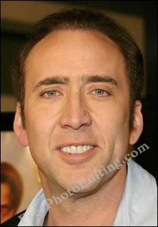 Nicolas Cage photograph.
