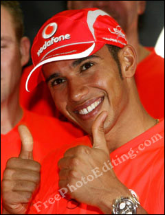 Formula One racing driver Lewis Hamilton. In 1998, at the age of 13 years, he was signed by McLaren and Mercedes-Benz for their Young Driver Support Programme. In 2007 he became a McLaren F1 driver.