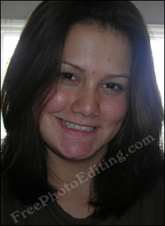 Photograph with uneven exposure