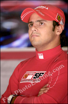 F1 driver Felipe Massa was released from hospital on August 4, 2009. He proceed to his home in Brazil to continue recovery. (This photograph was taken before the accident.)