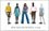 Photo editing example [Add to group]: This is an image of a mannequin line-up. One live female model needs to be inserted in middle of this group. The resulting image is meant to be the cover of a fashion catalog.