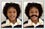 Photo editing used to place moustache to boy's face