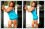 Heavy set woman made to look thinner with photo editing