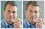 Photo retouching done on man's face to remove wrinkles and make him look younger and smarter. Background of photo has been changed.