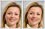 Photo retouching to instantly reduce facial lines and wrinkles, like digital Botox.