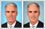 Marks on man's face touched up in ID photo & background changed