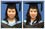 Digital makeover of young woman's graduation day photo