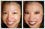Beauty makeover done on close-up of woman's face