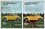 Retouching and restoration of moth-eaten page of old automotive Volkswagen brochure