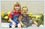 Photo editing example: Picture of two kids, in which one has been converted to cartoon / sketch.