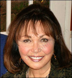 Sagging jowls lifted with digital cosmetic surgery. The original photo before photo editing can be seen on left.