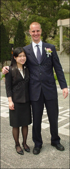 Job for reoucher: The young woman in this photo needs to look taller by about 3 inches. The edited photo can be seen on right