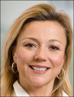 Photo editing required: Woman needs to look younger. Age lines and wrinkles to be reduced. See resultant photo after editing on right.
