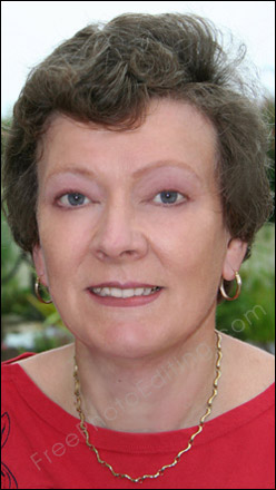 Beauty retouching: Woman looks 10 years younger with digital anti-aging cream and wrinkles fillers.