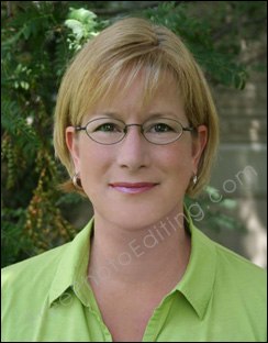 This is an example of airbrushing and photo retouching to make middle-aged subject look younger.
