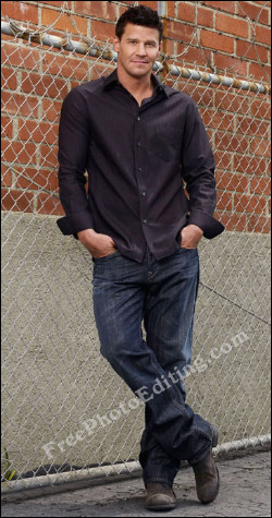 David Boreanaz's official promotional picture for Season-5 of Bones