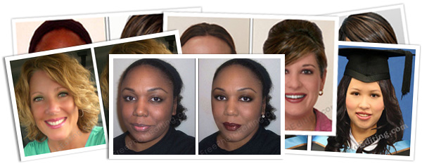 High end portrait beauty retouching services