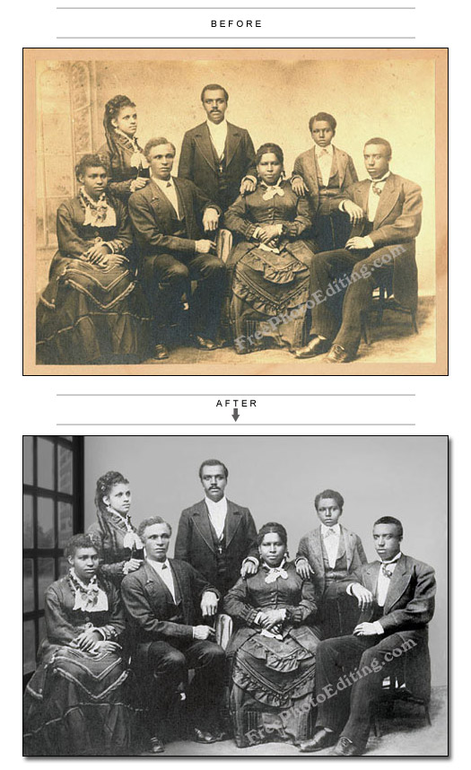 Old family photograph that has been restored with photo editing and re-touching. Prop has been added to photo.