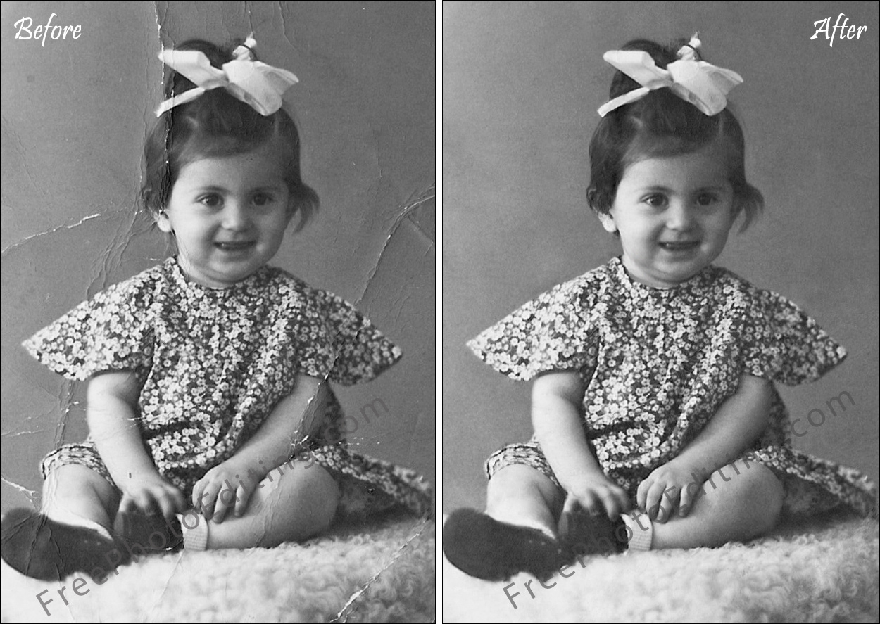 Professional photo restoration services