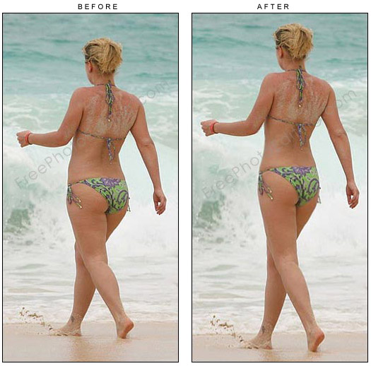 Photo editing services: Enhance body shape