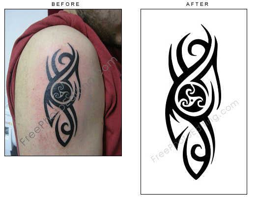 Vectorization of tattoo image