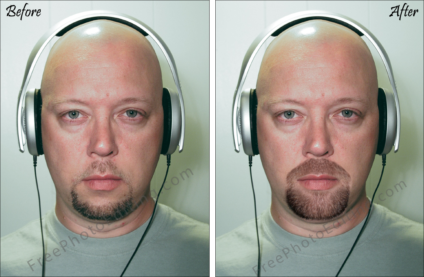 Photo retouch Face editing / beard