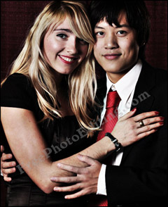 Photograph of young couple in love