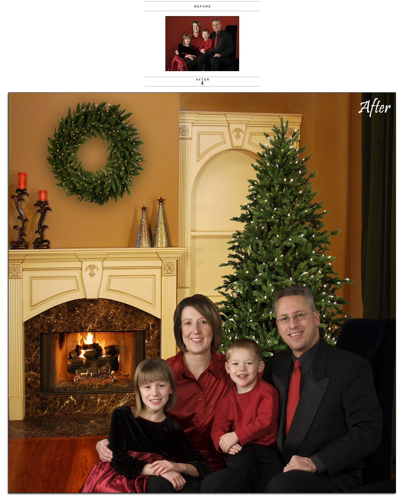 Christmas Photo Editing Services | Christmas Photo Editor Online